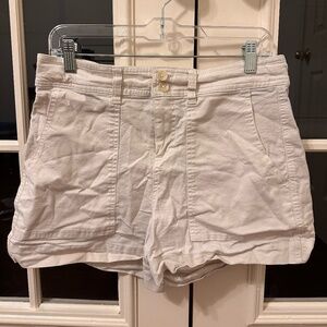 Women's A New Day Brand Khaki High Waisted Shorts with Stretch | Size 8